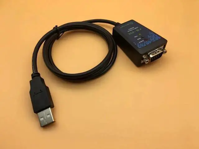Main image of USB to Serial Cable 100cm DB9 Pin COM Port Industrial Converter FTDI Chip USB 2.0 to RS232 Adapter