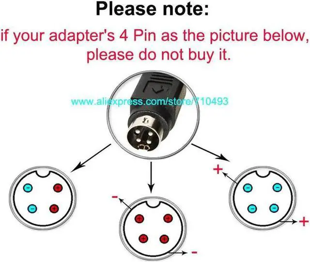 Alt view image 3 of 6 - IC Chip AC-DC 12V 5A 4 Pin Power Adapter Supply 60W 4-Pin 4Pin For LCD TV Monitor Laptop Battery Charger shpping