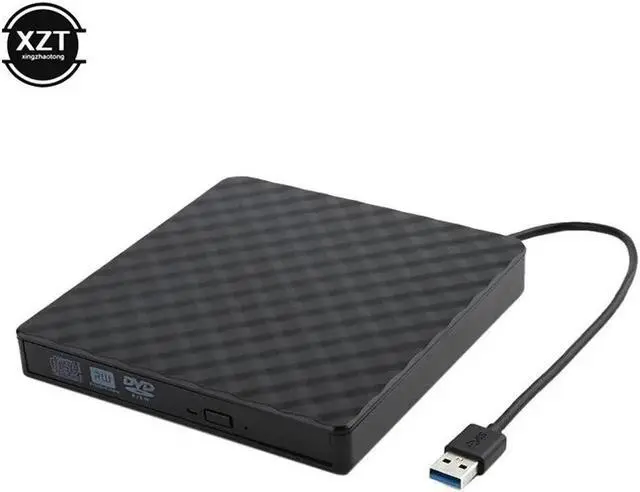 Alt view image 2 of 6 - USB 3.0 &Type C DVD Drive, CD Burner Driver Drive-free High-speed Read-write Recorder, External DVD-RW Reader optical drive case