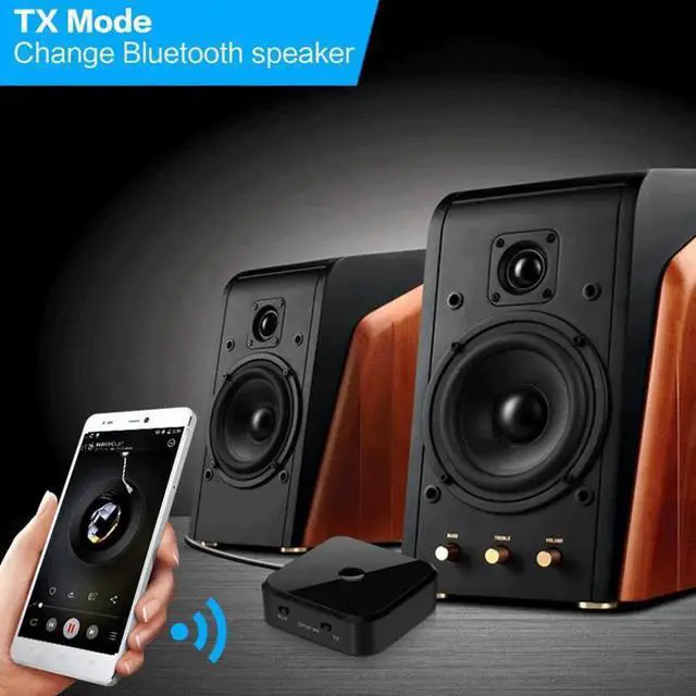 Alt view image 3 of 6 - 4.1 Wireless Bluetooth Receiver TX16 3.5mm Apt-x Wireless Stereo Adapter With Optical Toslink/SPDIF For Smartphone PC TV
