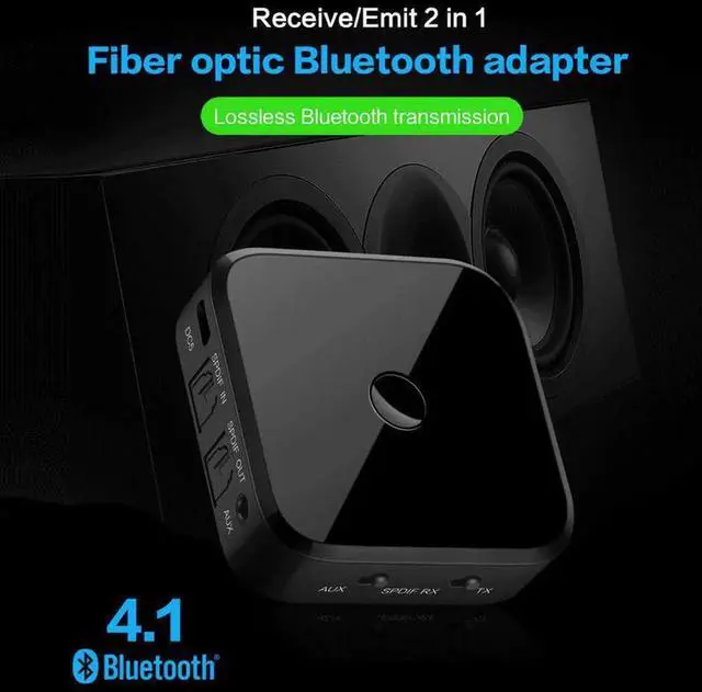 Main image of 4.1 Wireless Bluetooth Receiver TX16 3.5mm Apt-x Wireless Stereo Adapter With Optical Toslink/SPDIF For Smartphone PC TV