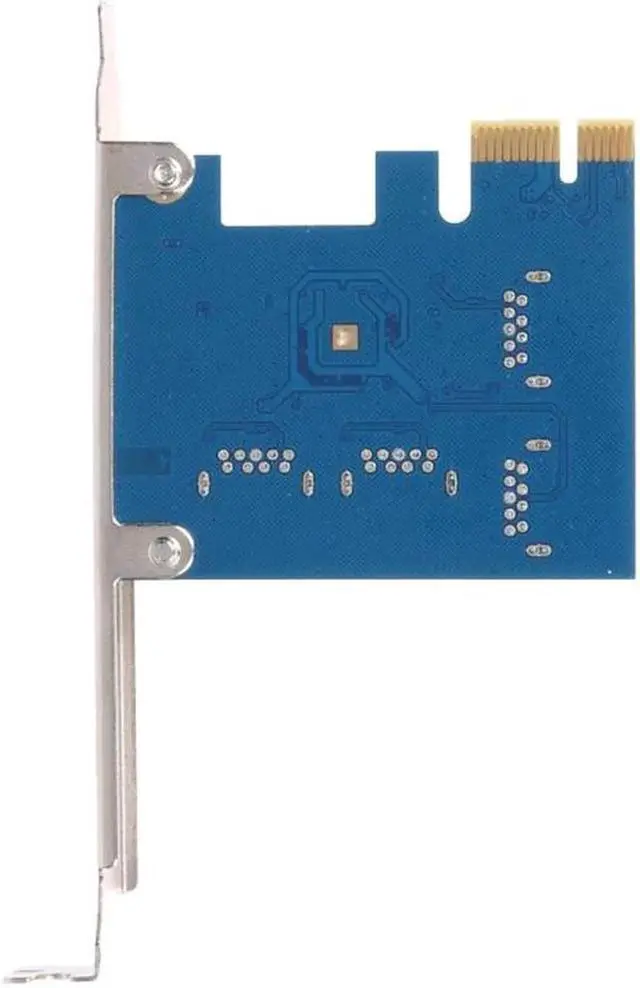 Alt view image 2 of 6 - PCI-E 1X to 4 PCI Express 16X Slots Riser Card External Adapter PCIe Port Direct Power Supply Multiplier Board for BTC Mining