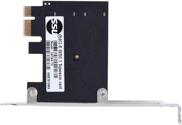 Alt view image 2 of 6 - PCI-E PCI Express to SATA 3.0 Extension Card with Bracket 2-Port SATA III 6Gbps Expansion Adapter Boards for Computer chassis