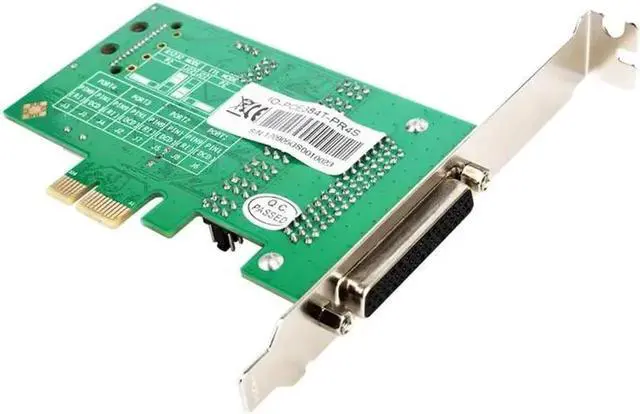 Alt view image 2 of 6 - PCI-E PCI Express to 4 Port RS232 Multi Serail Card WCH384L Chipset DB9 pin COM Adapter PCIE Controller with Fan out Cable