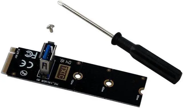 Main image of NGFF to PCI-E Riser Card M2 Slot to PCIe Expansion Card Convertor USB 3.0 Extender Adapter for Graphics Cards for BTC Miner