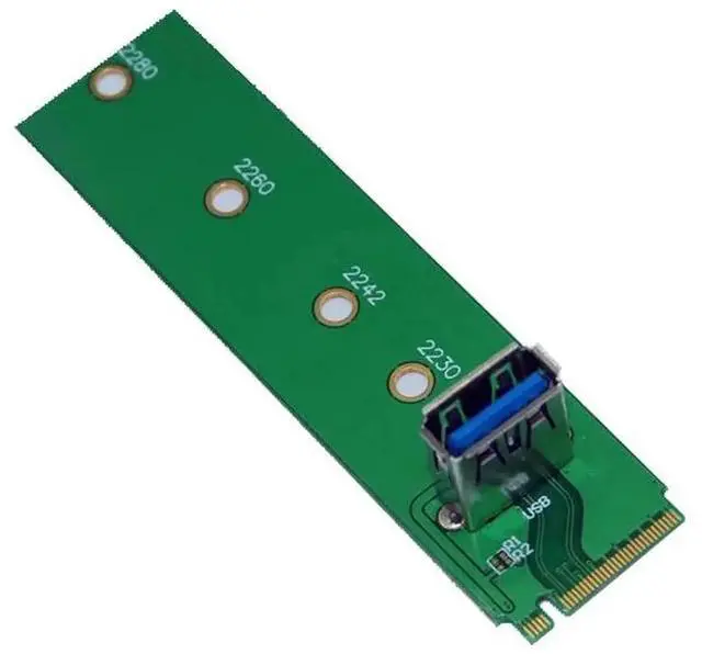 Alt view image 3 of 6 - NGFF to PCI-E USB 3.0 Riser Card M.2 to USB3.0 Expansion Cards USB3.0 Turn Graphics Card for BTC ETH LTC Bitcoin Mining