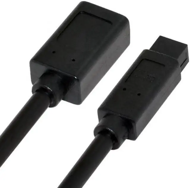 Alt view image 4 of 7 - Aomoproing IEEE 1394 6Pin Female to 1394b 9Pin Male Firewire 400 to 800 Cable 20cm