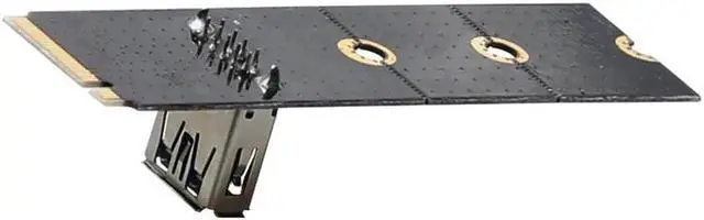 Alt view image 3 of 5 - NGFF to PCI E Riser Card M2 Slot to PCIe Expansion Card Convertor USB 3.0 Extender Adapter for Graphics Cards for BTC Miner