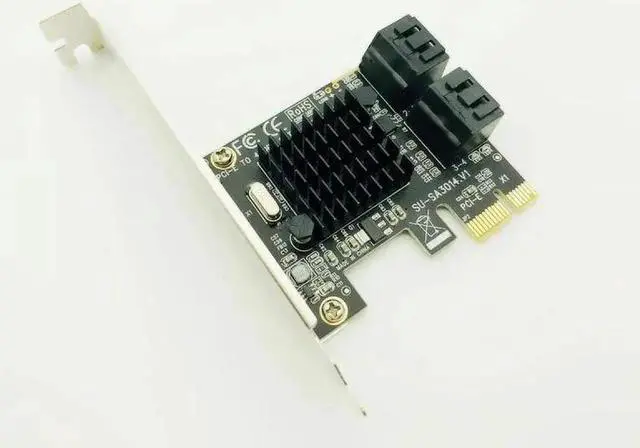 Main image of PCI E PCI Express to SATA 3.0 Extension Card with Bracket 4 Port SATA III 6Gbps Expansion Adapter Boards for Computer Chassis PC
