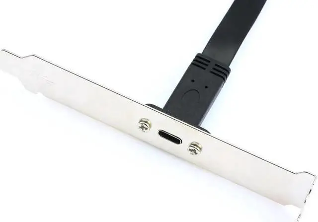 Alt view image 6 of 6 - Computer Cables 0.3m 0.5m USB3.1 Front Panel Header Type E Male to USB C Type C Female Extension Wire Adapter Cable Cord