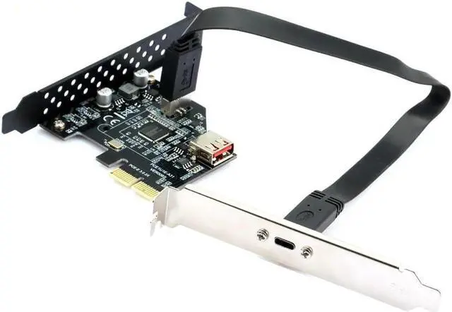 Alt view image 4 of 6 - Computer Cables 0.3m 0.5m USB3.1 Front Panel Header Type E Male to USB C Type C Female Extension Wire Adapter Cable Cord