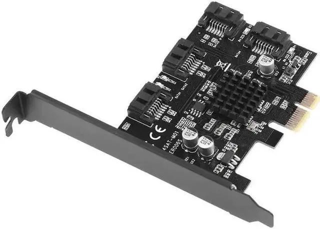 Alt view image 4 of 6 - PCI Express PCIE To SATA 4 x SATA3.0 Interfaces 6G Expansion Controller Adapter Card