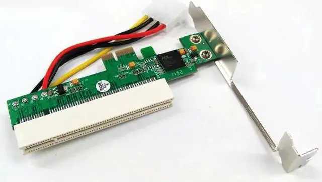 Alt view image 3 of 6 - PCI to PCI-Express PCIE PCI-E X1 X 4 X8 X 16 Bus Riser Card Adapter Converter