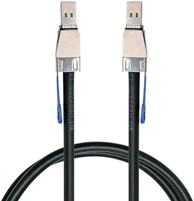 Alt view image 7 of 7 - Aomoproing External Mini SAS HD SFF-8644 to Mini SAS High Density HD SFF-8644 Data Server Raid Cable 50cm 12Gbps