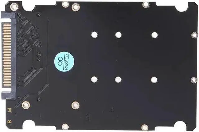 Alt view image 2 of 6 - M.2 SSD to U.2 Adapter 2 in 1 M.2 NVMe Key B/M SSD to PCI e U.2 SFF 8639 Adapter PCIe M2 Converter Desktop Computer