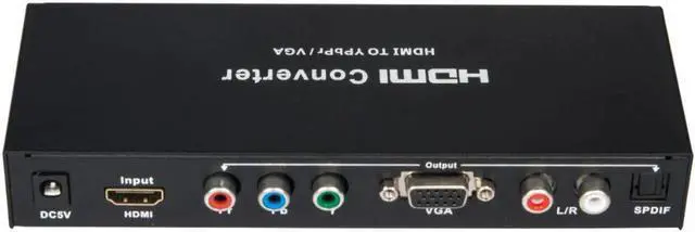 Alt view image 2 of 5 - HDMI to Component YPbPR & VGA Video Converter Adapter HDMI to VGA/Ypbpr+R/L/SPDIF Converter 1080p Video Audio RCA L/R 1080P
