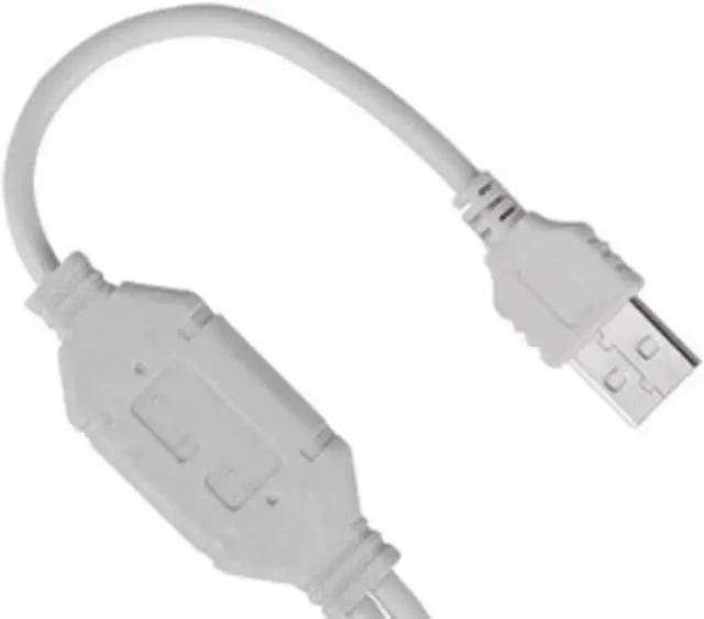 Alt view image 3 of 6 - USB 2.0 Male to 2 x Female PS2 Keyboard Mouse PS/2 Adapter Cable