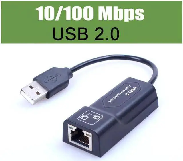 Main image of Ethernet Wired USB 2.0 To Ethernet RJ45 LAN Network Adapter (10/100) Mbps Network Card For PC USB 2.0