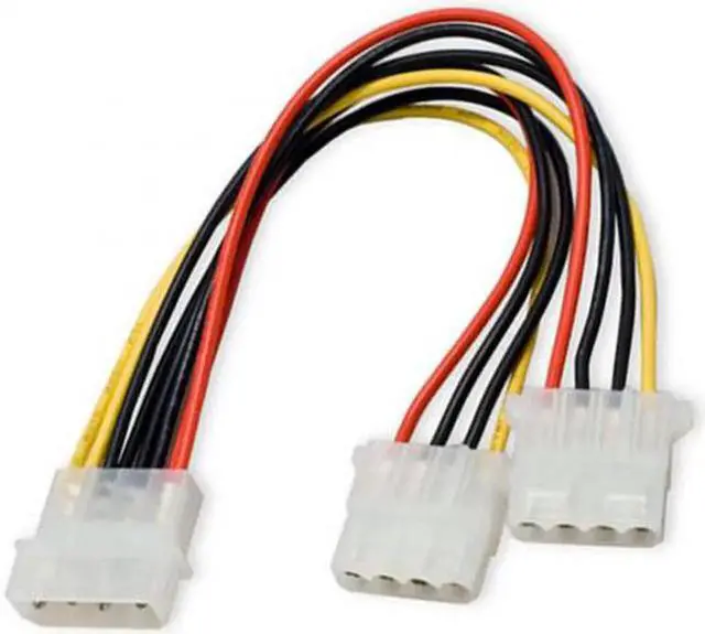Alt view image 2 of 7 - Aomoproing IDE 4 Pin to Dual IDE Y Splitter 10cm Hard Disk Power Supply Extension Cable