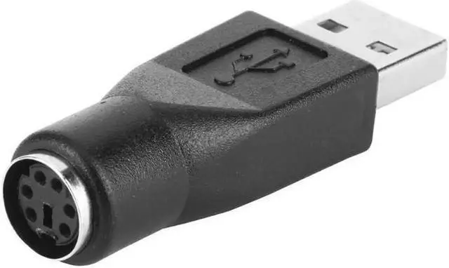 Main image of USB 2.0 A Male to for PS2 Female Adapters 2Pcs/Pack Converter Splitter Connector for PC Keyboard Mouse