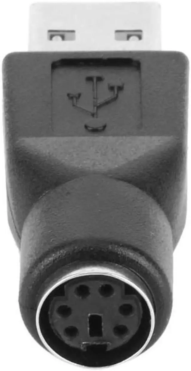 Alt view image 7 of 7 - USB 2.0 A Male to for PS2 Female Adapters 2Pcs/Pack Converter Splitter Connector for PC Keyboard Mouse