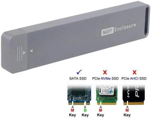 Alt view image 4 of 7 - Aomoproing B/M-key NGFF M2 SSD to USB 3.0 External PCBA Conveter Adapter Card Flash Disk Type