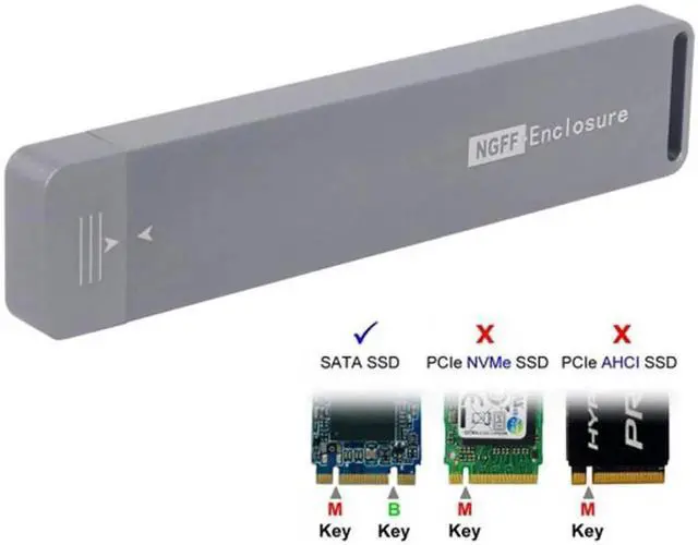 Alt view image 5 of 7 - Aomoproing B/M-key NGFF M2 SSD to USB 3.0 External PCBA Conveter Adapter Card Flash Disk Type U3-037