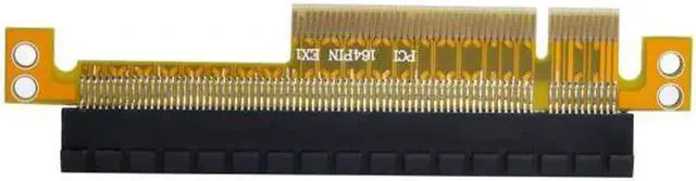 Alt view image 6 of 7 - Aomoproing PCI-E Express 8x to 16x Extender Converter Riser Card Adapter Male to Female Extension