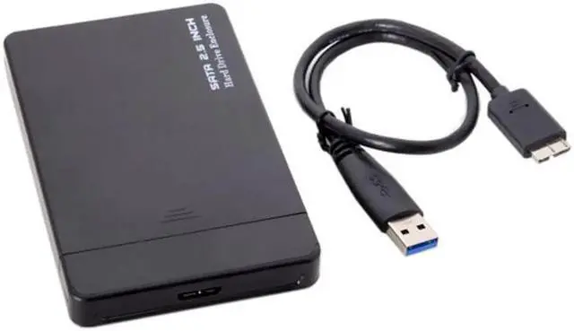 Alt view image 2 of 6 - Aomoproing 2.5 Inch Sata 22pin 7+15 SSD to USB 3.0 External Hard Disk Enclosure for Laptop & PC & Macbook U3-191