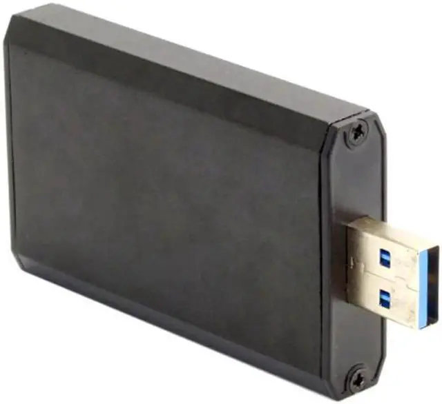 Alt view image 6 of 7 - Aomoproing Mini PCI-E mSATA to USB 3.0 External SSD PCBA Conveter Adapter Pen Driver Card with Case U3-294