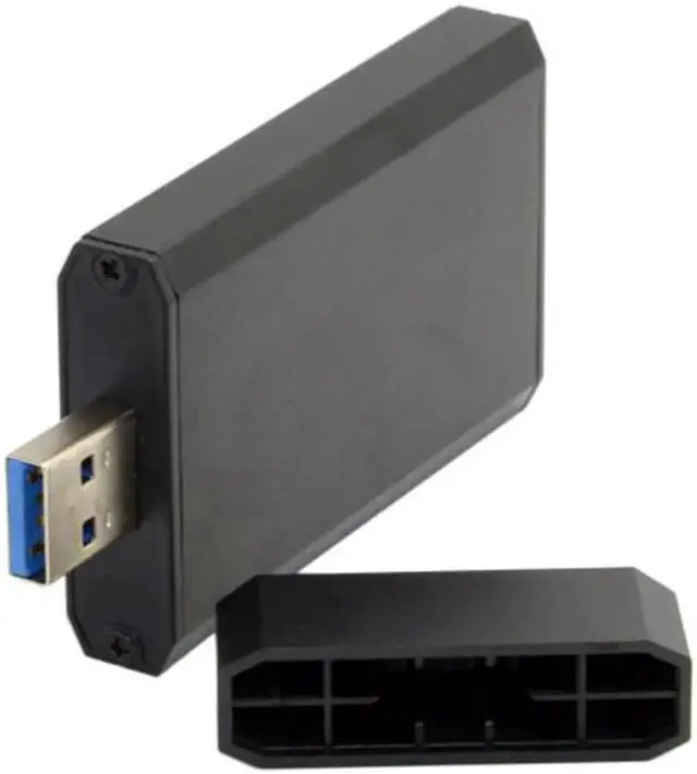 Alt view image 3 of 7 - Aomoproing Mini PCI-E mSATA to USB 3.0 External SSD PCBA Conveter Adapter Pen Driver Card with Case U3-294