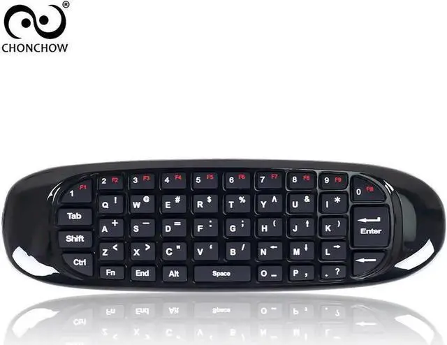 Alt view image 3 of 6 - Aomoproing C120 2.4G Mini Wireless Keyboard Gyroscope Air Fly Mouse Universal Remote Control With USB Receiver For Android TV Box Smart TV