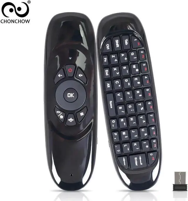 Main image of Aomoproing C120 2.4G Mini Wireless Keyboard Gyroscope Air Fly Mouse Universal Remote Control With USB Receiver For Android TV Box Smart TV