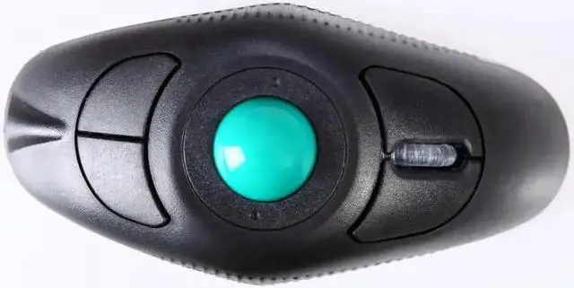 Alt view image 4 of 5 - 2.4GHz air thumb control handheld wireless mouse pointer with optical tracking ball laser beam Y-10L handheld trackball mouse