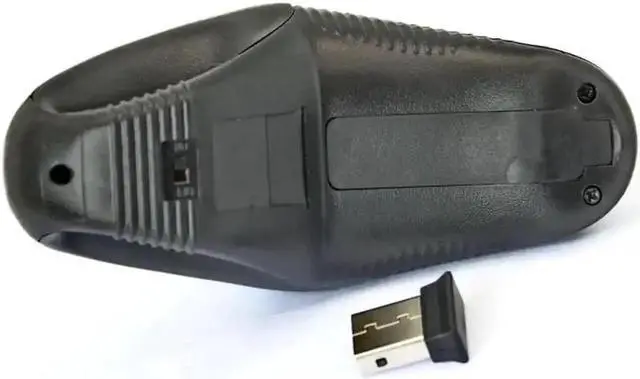 Alt view image 2 of 5 - 2.4GHz air thumb control handheld wireless mouse pointer with optical tracking ball laser beam Y-10L handheld trackball mouse