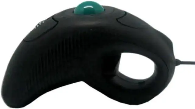 Alt view image 3 of 4 - Wired USB Handheld Mouse Finger Using Optical Track Ball Gamer Mouse