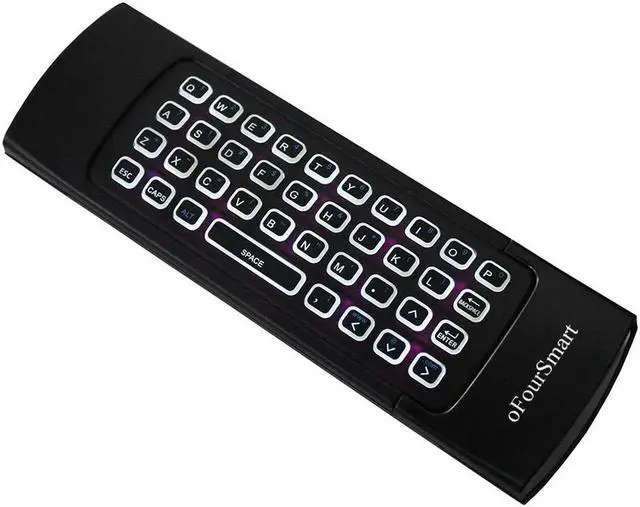 Alt view image 2 of 6 - Aomoproing MX3-M-L Portable 2.4G Fly Air Mouse Backlight with Voice Wireless Keyboard Controller Air Mouse for Smart TV box Projector HTPC