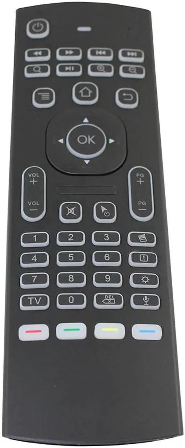 Alt view image 4 of 6 - Aomoproing MX3-M-L Portable 2.4G Fly Air Mouse Backlight with Voice Wireless Keyboard Controller Air Mouse for Smart TV box Projector HTPC