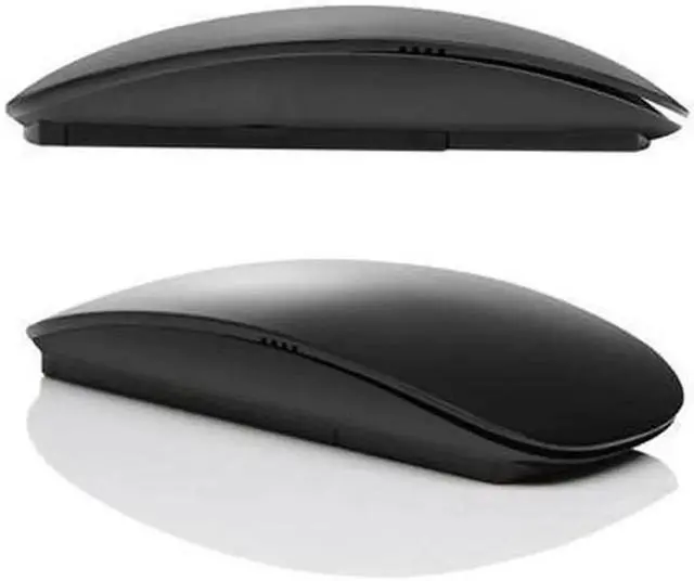 Alt view image 2 of 4 - Aomoproing Wireless Optical Multi-Touch Magic Mouse 2.4GHz Mice For Windows for Mac OS black