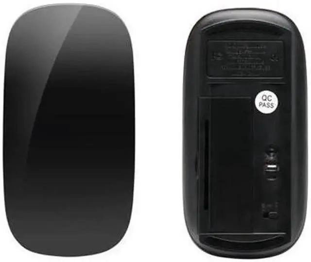 Alt view image 3 of 4 - Aomoproing Wireless Optical Multi-Touch Magic Mouse 2.4GHz Mice For Windows for Mac OS black