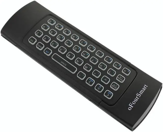 Alt view image 4 of 5 - Aomoproing Updated 2.4G Fly Air Mouse MX3 Wireless Remote Control Wireless Qwerty Keyboard for Smart TV TV box T95Z Plus/X96 mini Projector