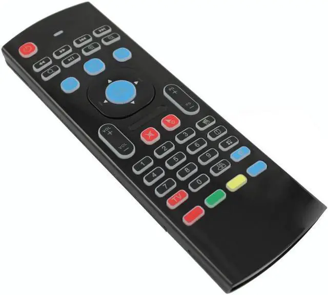 Alt view image 5 of 5 - Aomoproing Updated 2.4G Fly Air Mouse MX3 Wireless Remote Control Wireless Qwerty Keyboard for Smart TV TV box T95Z Plus/X96 mini Projector