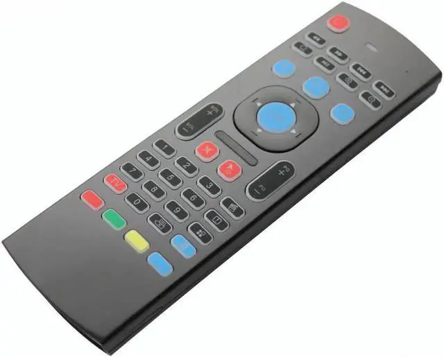 Alt view image 3 of 5 - Aomoproing Updated 2.4G Fly Air Mouse MX3 Wireless Remote Control Wireless Qwerty Keyboard for Smart TV TV box T95Z Plus/X96 mini Projector