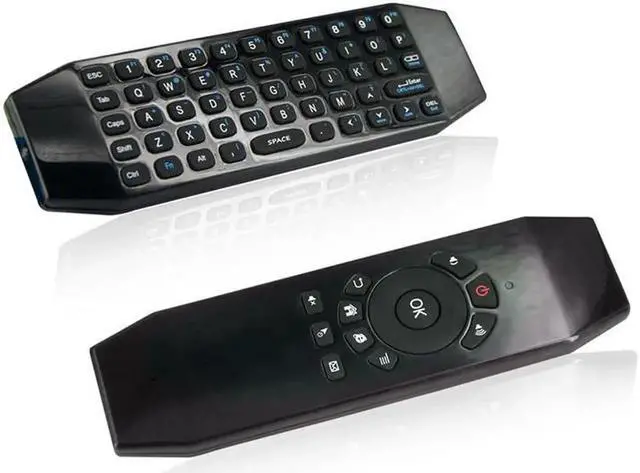 Alt view image 6 of 6 - Aomoproing T5 Mic 2.4G Wireless Fly Air Mouse with Microphone Voice Universal Remote Control Keyboard IR Learning For Android TV Box PC T3