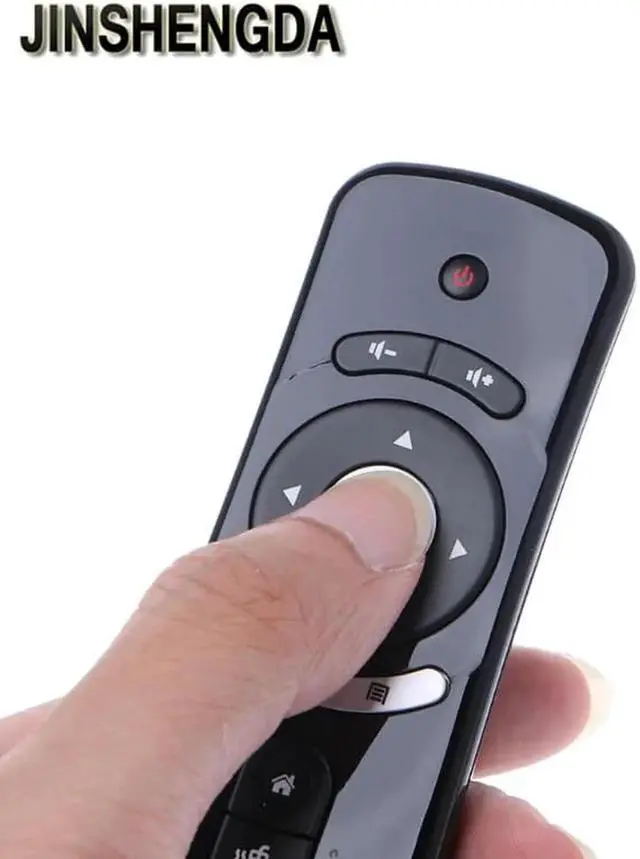 Alt view image 6 of 6 - Aomoproing JINSHENGDA TV Remote Control T2 Fly Air Mouse 2.4G Wireless 3D Gyro Motion Stick Remote Control For PC Smart TV
