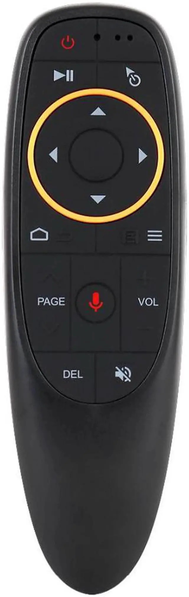 Alt view image 4 of 6 - Aomoproing G10 Voice Control Wireless Air Mouse 2.4G RF Gyro Sensor Smart Remote Control with Microphone for X96 TX3 Android TV Box Mini PC