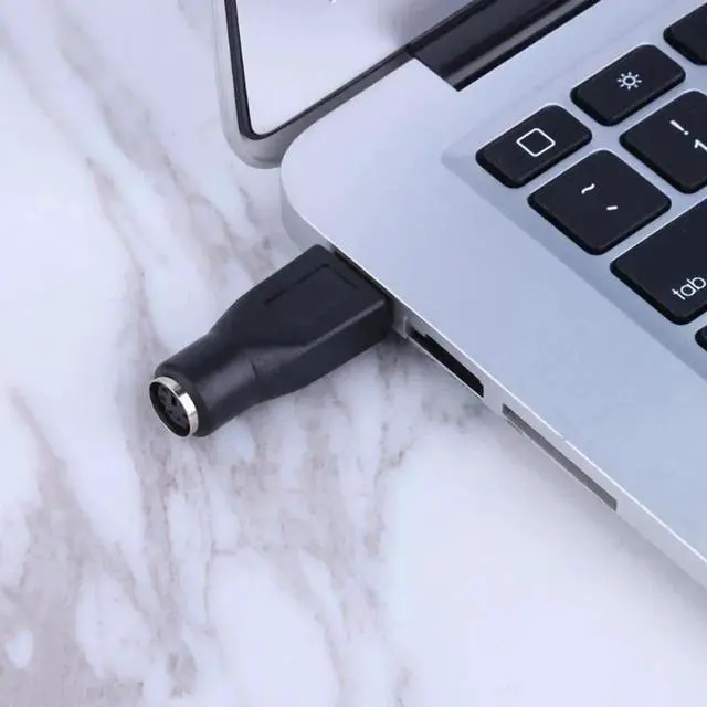 Alt view image 2 of 7 - 2Pcs PS/2 Female to USB Male Adapter Converter Splitter Connector for Computer PC Mouse Keyboard Accessories