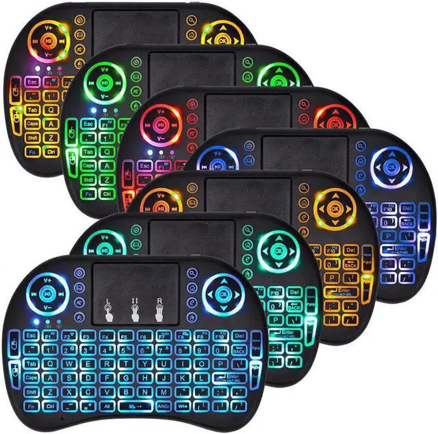 Main image of Aomoproing 2.4GHz Multi-Function i8 Mini Wireless Keyboard Air Mouse with TouchPad Backlit for Android TV Box/Laptops/Mini PC