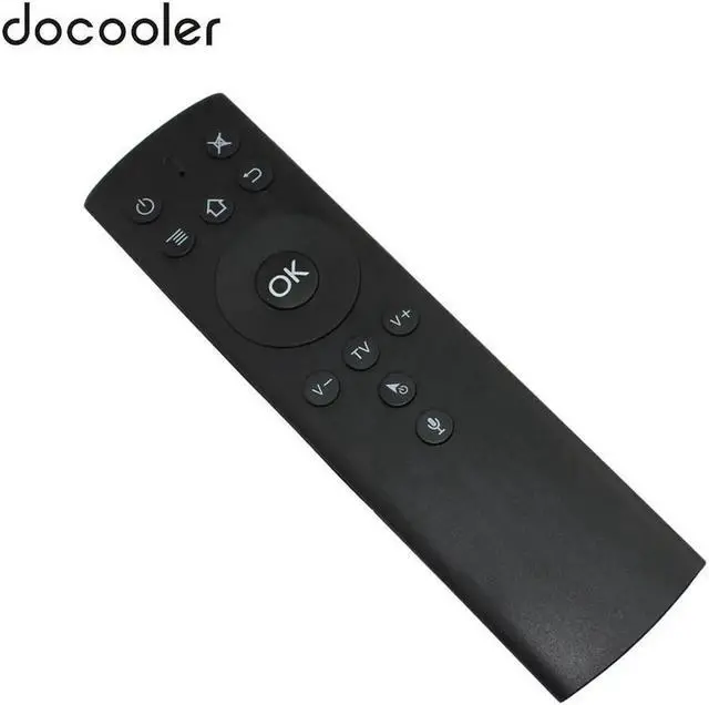 Alt view image 4 of 6 - Aomoproing 2.4GHz Fly Air Mouse Wireless Remote Control w/ Voice Control 6-axis Motion Sensing IR Learning with USB Receiver for TV Box