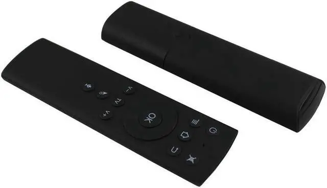 Alt view image 2 of 6 - Aomoproing 2.4GHz Fly Air Mouse Wireless Remote Control w/ Voice Control 6-axis Motion Sensing IR Learning with USB Receiver for TV Box